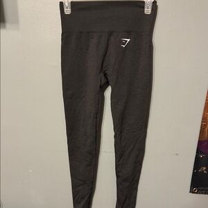 Gymshark Charcoal Leggings with Logo